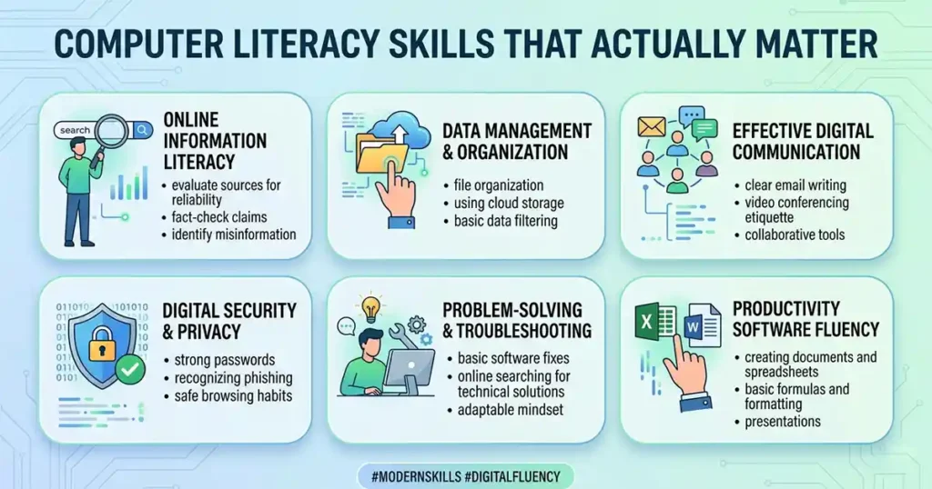 Computer Literacy Skills That Actually Matter