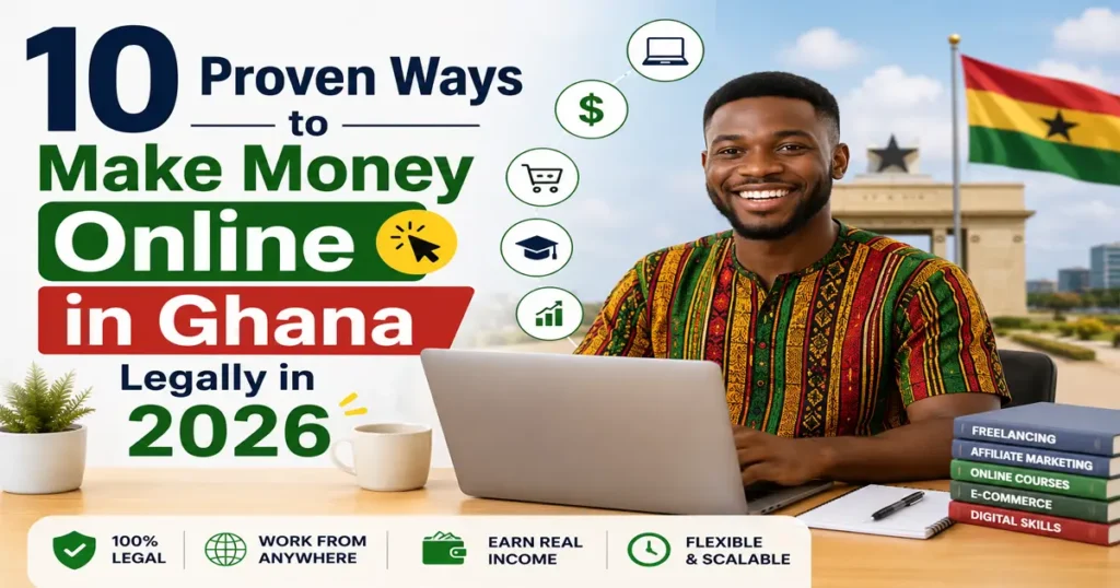 make money online in Ghana using MTN Mobile Money and other digital payment tools