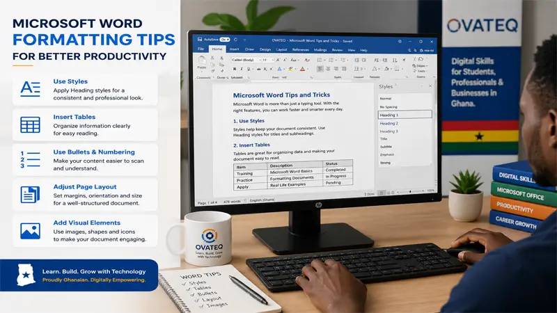 Formatted Microsoft Word document displayed on a modern desktop computer