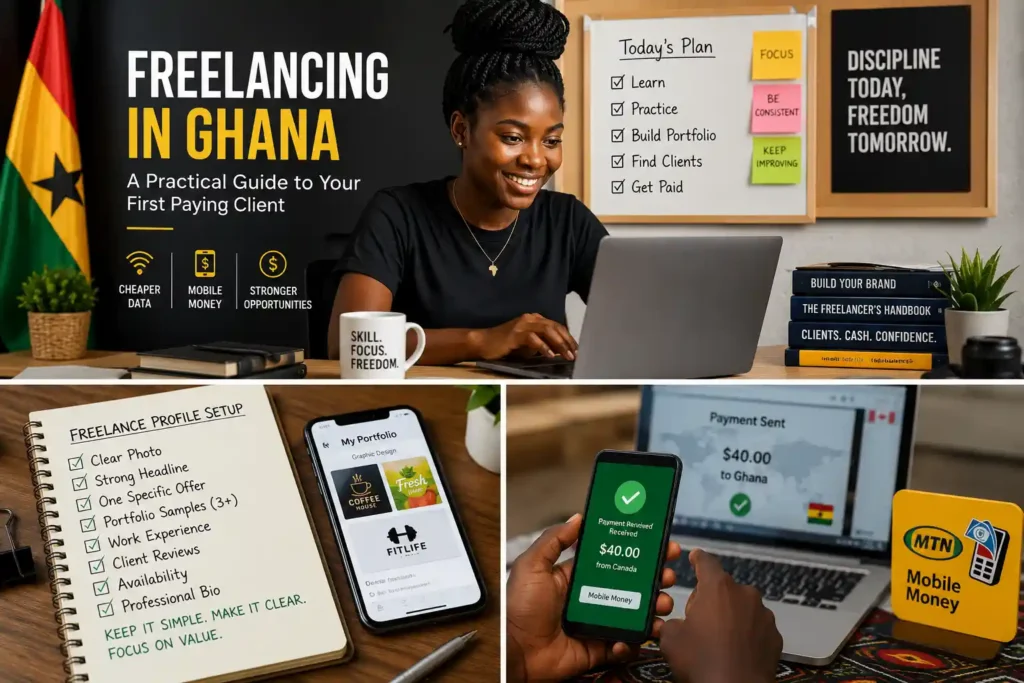 Freelancing in Ghana: How to Land Your First Paying Client in 2026
