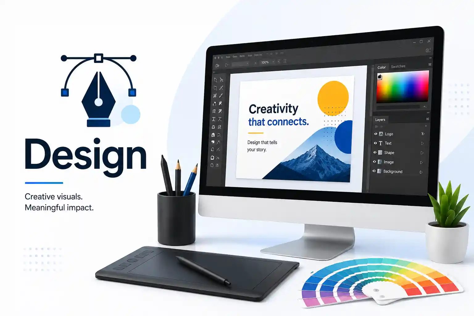 Graphic design work - flyers and poster layouts